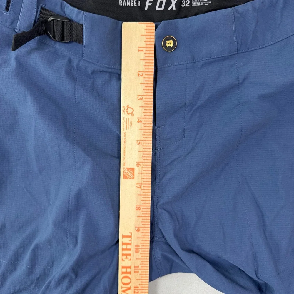 Fox Racing Ranger Lined Mountain Bike Shorts Mens 32 Blue Cycling Ripstop